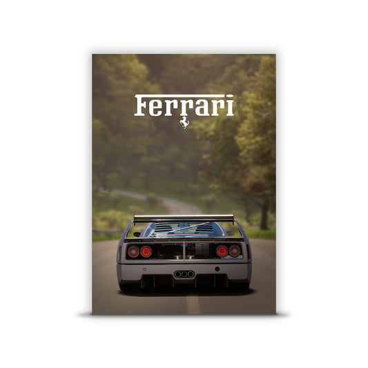 Ferrari F40 Poster